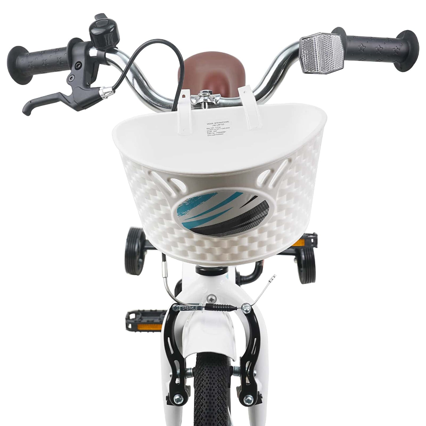 Kids Bike 14 Inches for 3-5 Years Old White