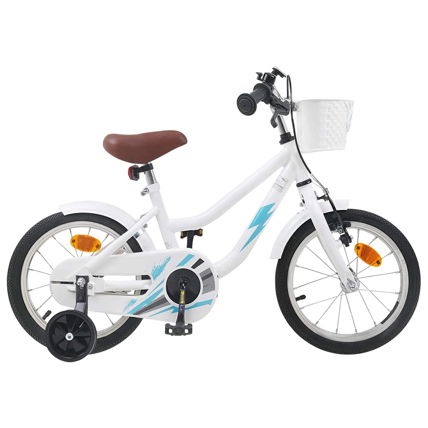 Kids Bike 16 Inches for 4-6 Years Old White