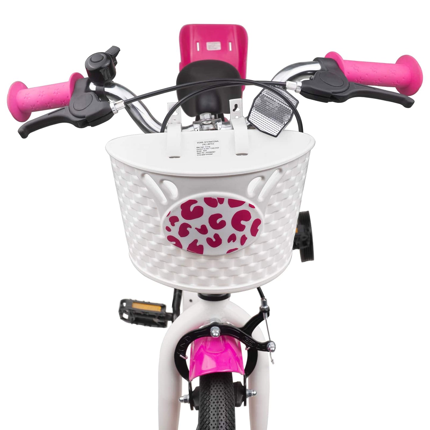 Kids Bike with Training Wheels 16 Inches for 4-6 Years Old Pink