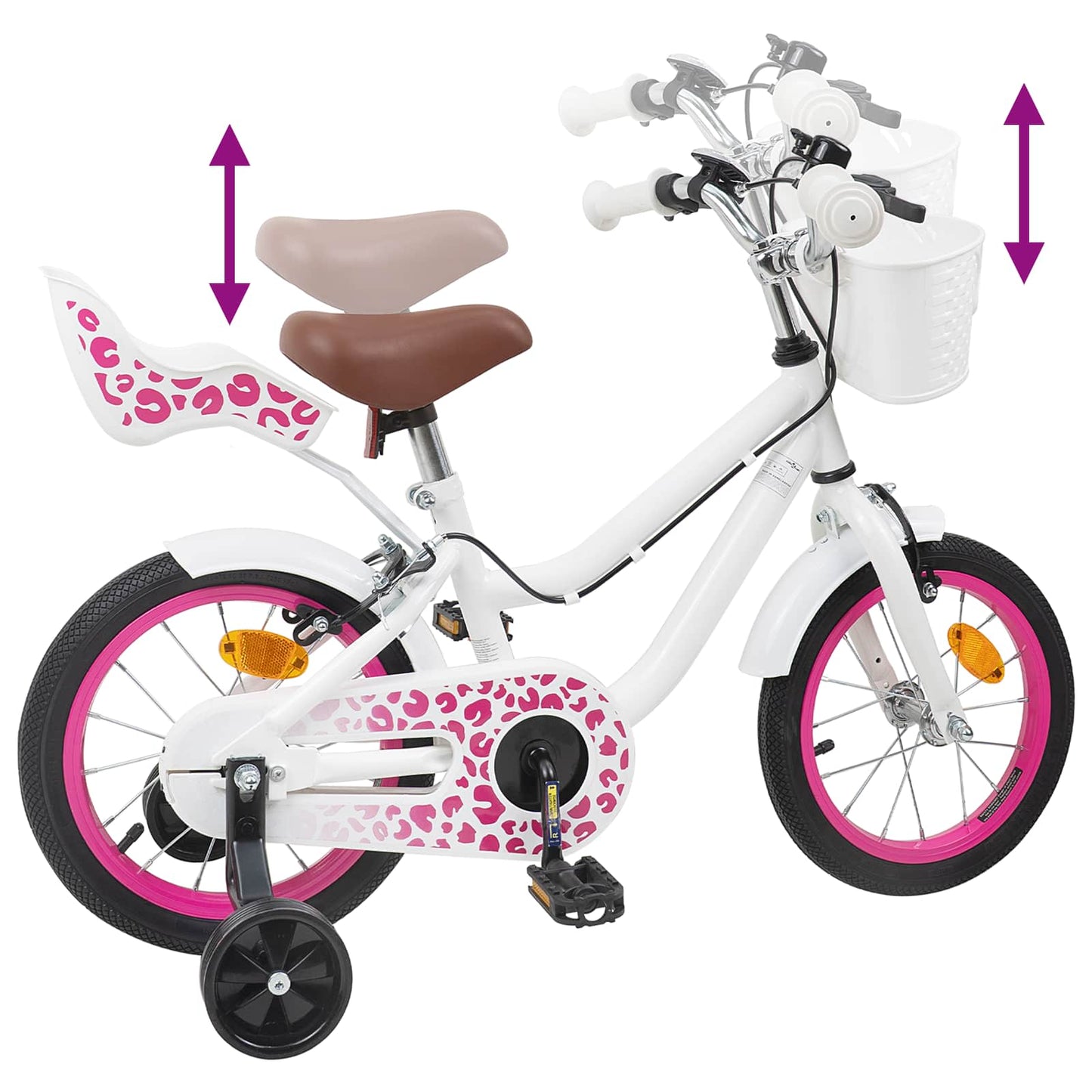Kids Bike with Training Wheels 16 Inches for 4-6 Years Old