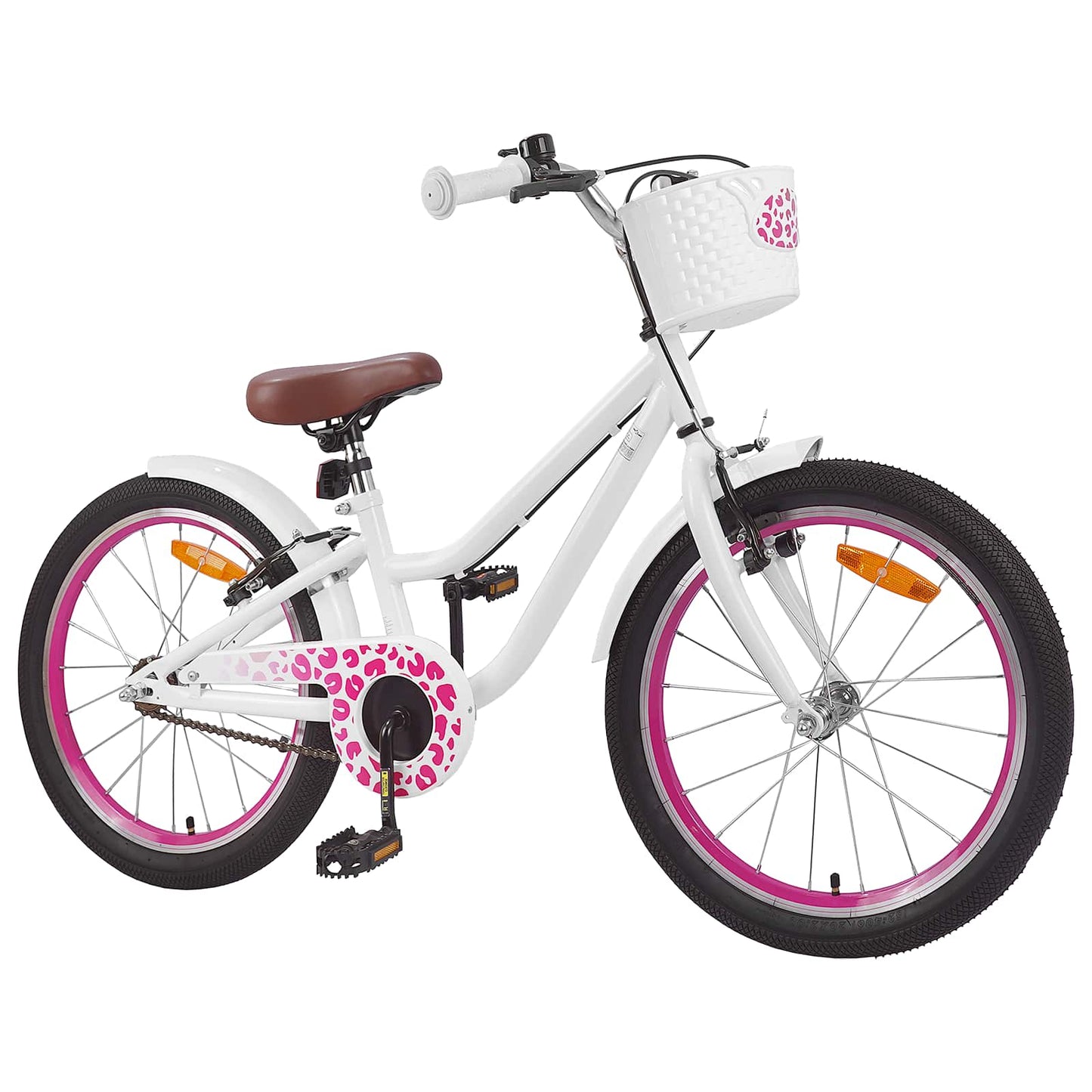 Kids Bike 20 Inches for 6-11 Years Old White