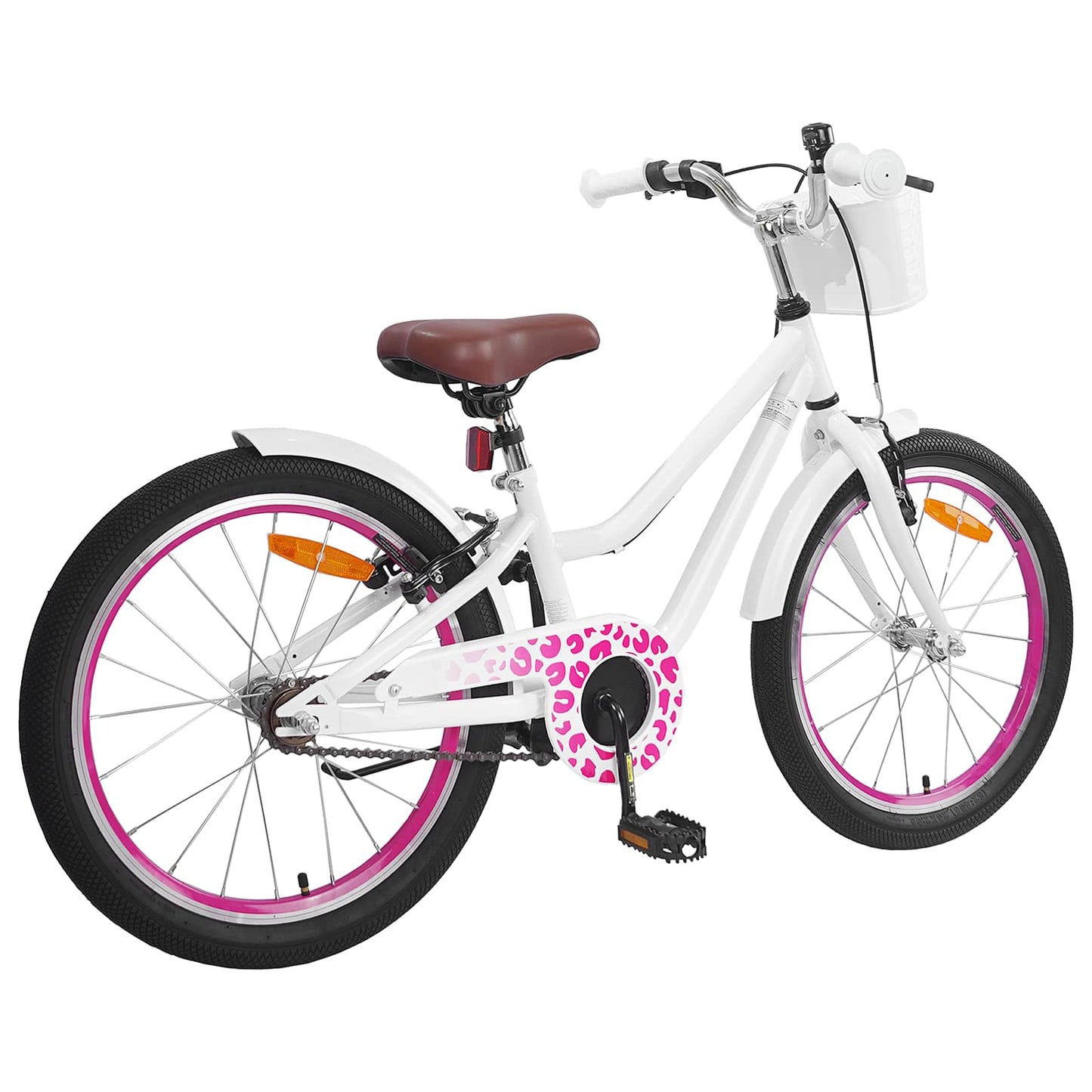 Kids Bike 20 Inches for 6-11 Years Old White
