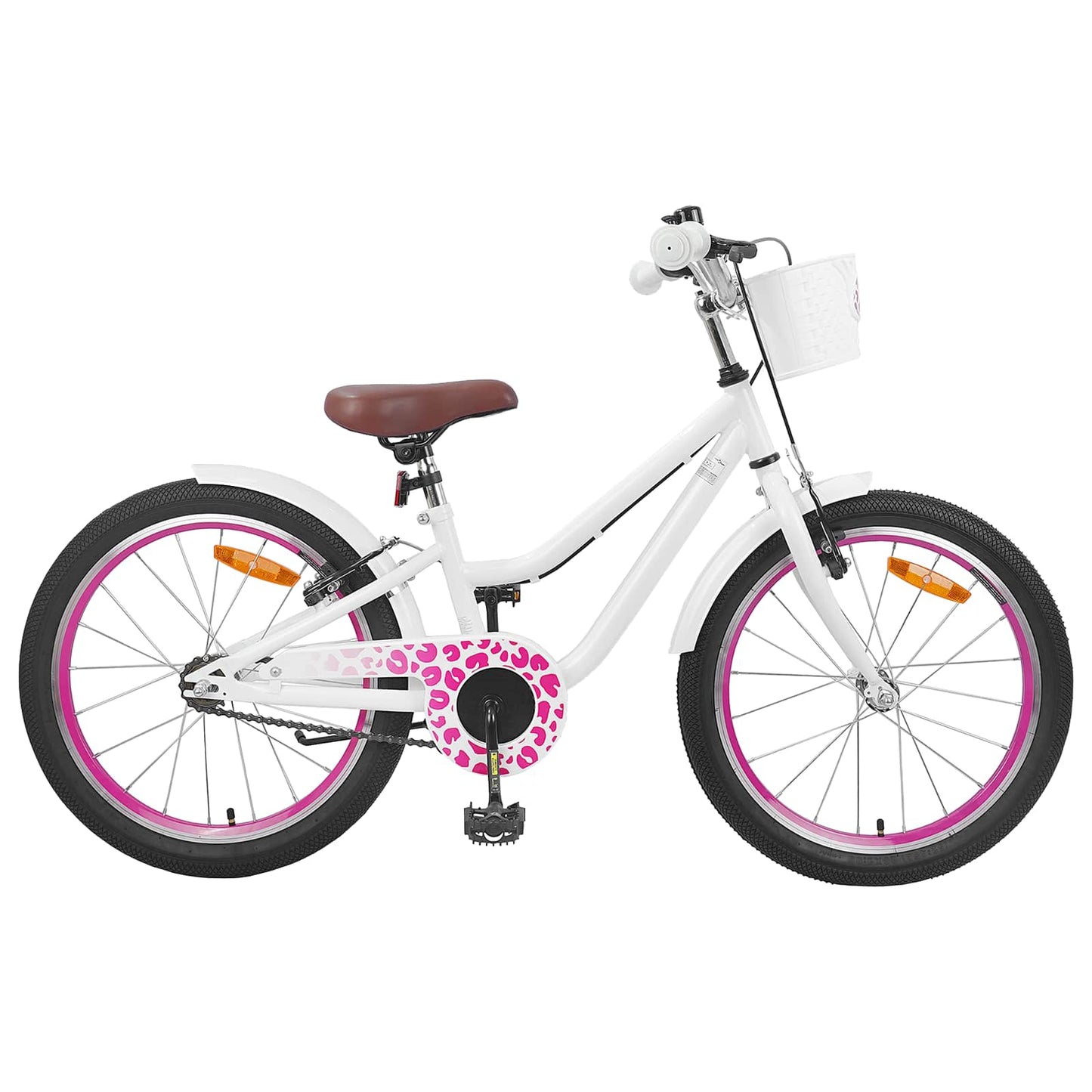Kids Bike 20 Inches for 6-11 Years Old White
