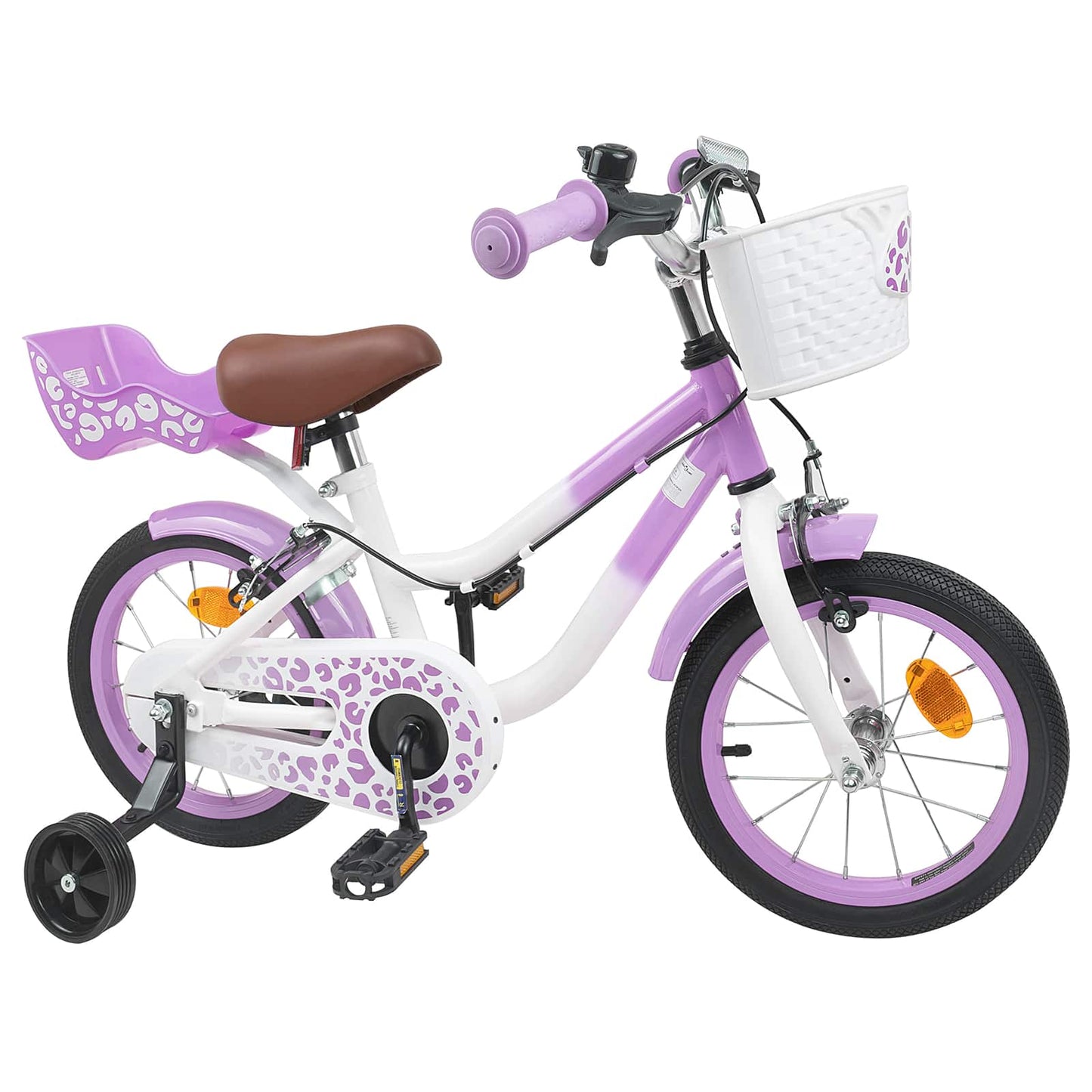 Kids Bike 12 Inches for 2-4 Years Old Purple