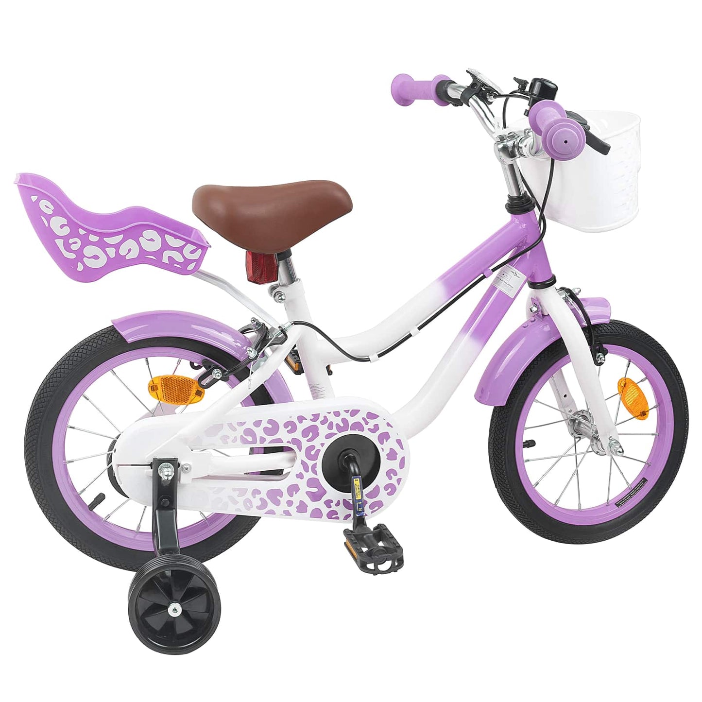 Kids Bike 12 Inches for 2-4 Years Old Purple