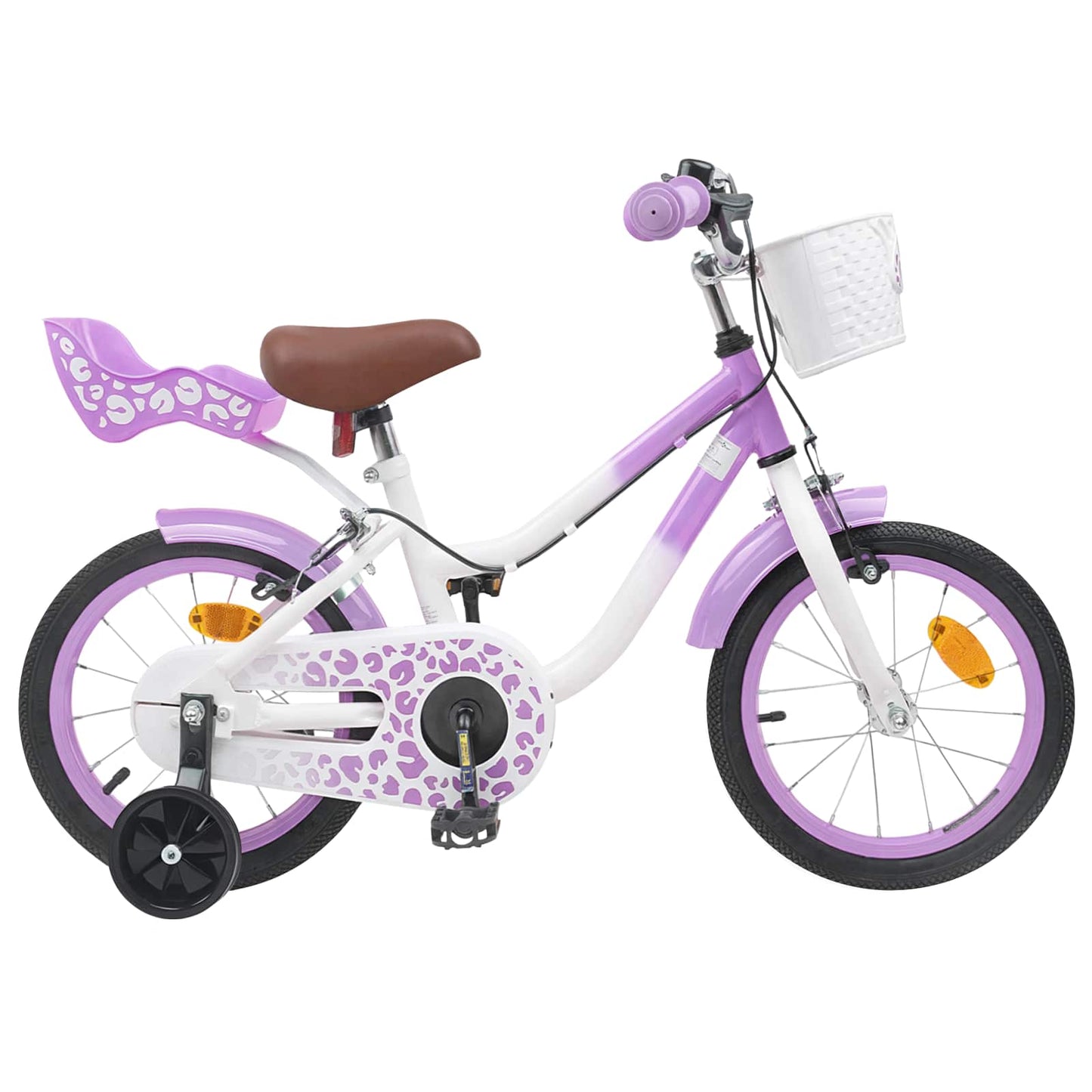Kids Bike 14 Inches for 3-5 Years Old Purple
