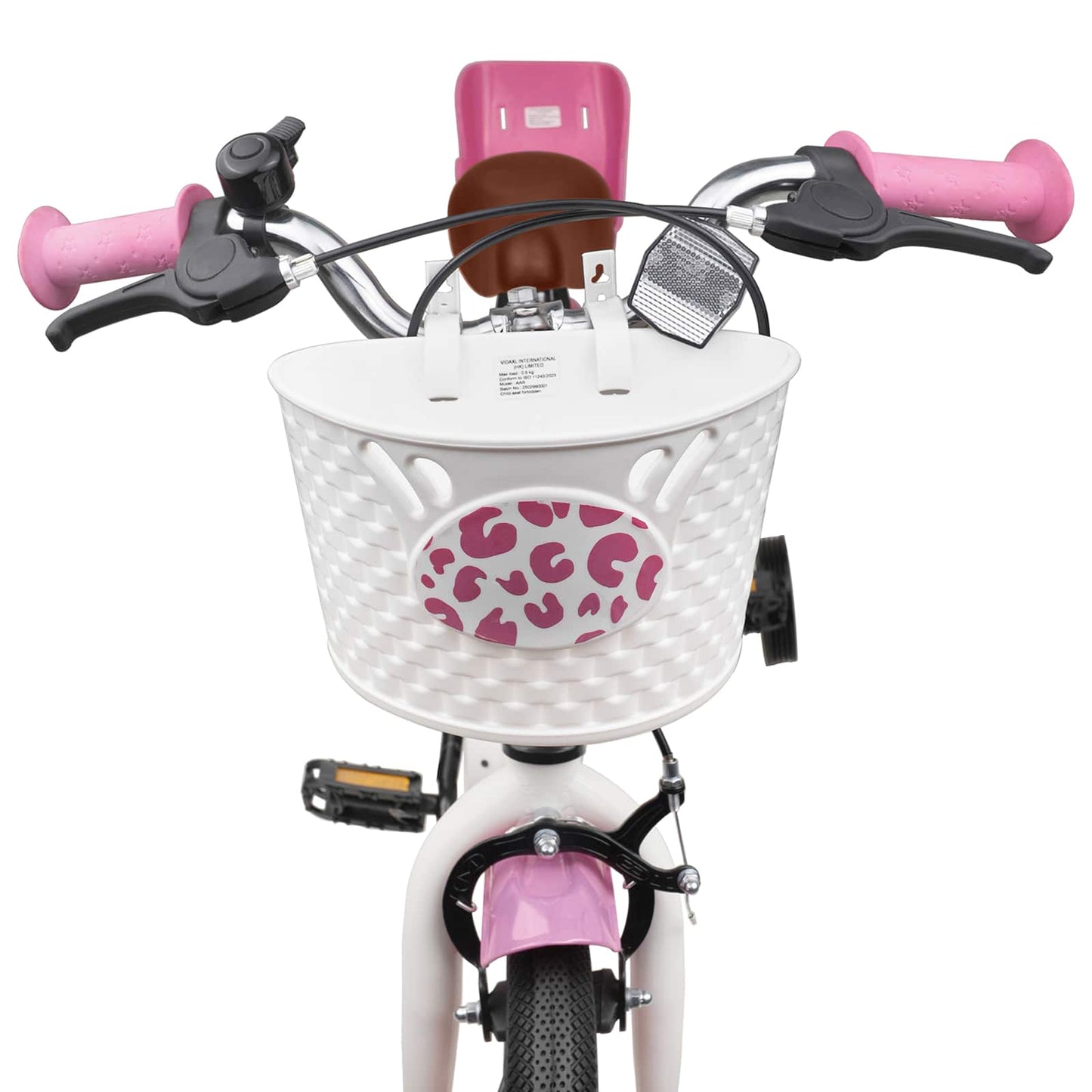 Kids Bike 12 Inches for 2-4 Years Old Light Pink