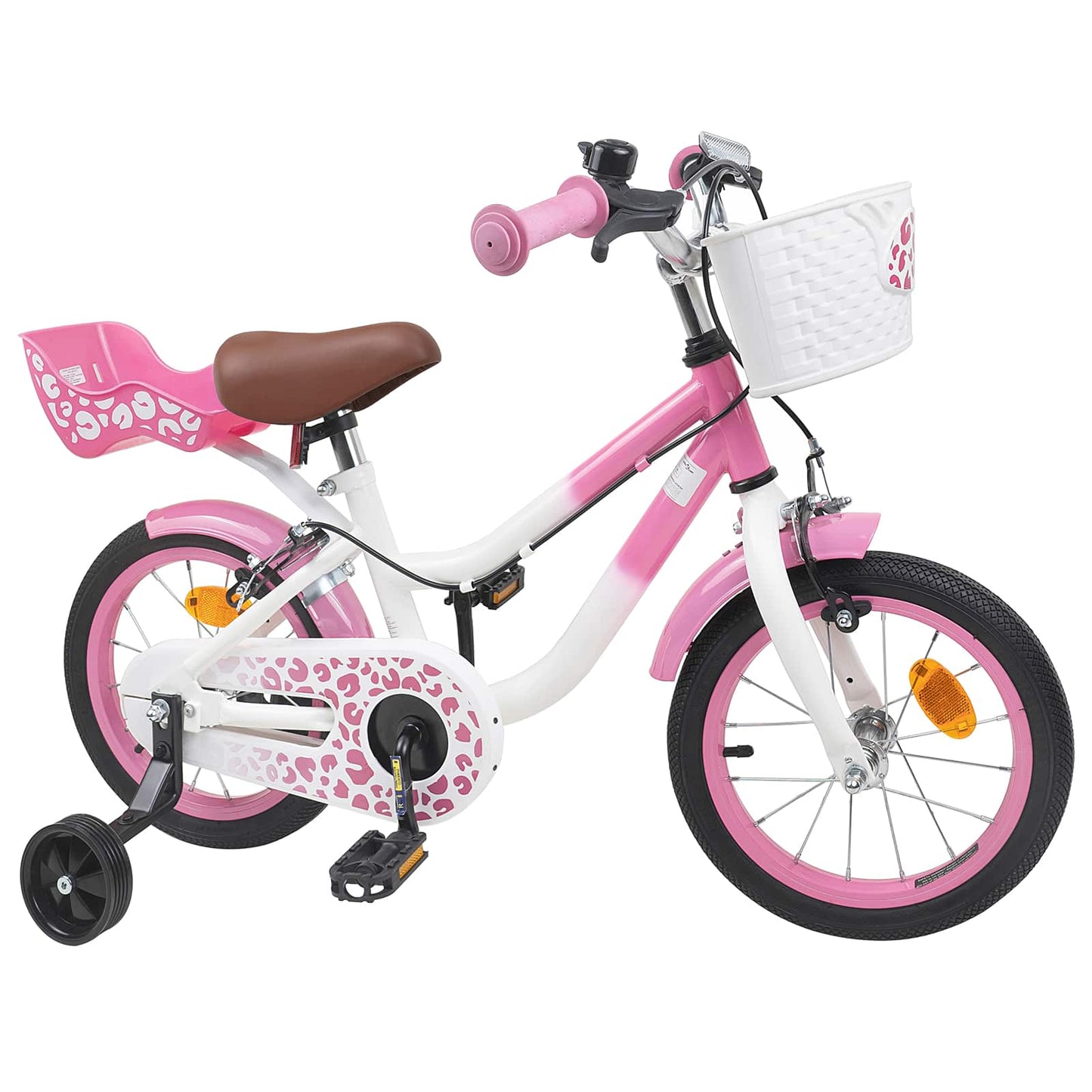 Kids Bike 14 Inches for 3-5 Years Old Light Pink