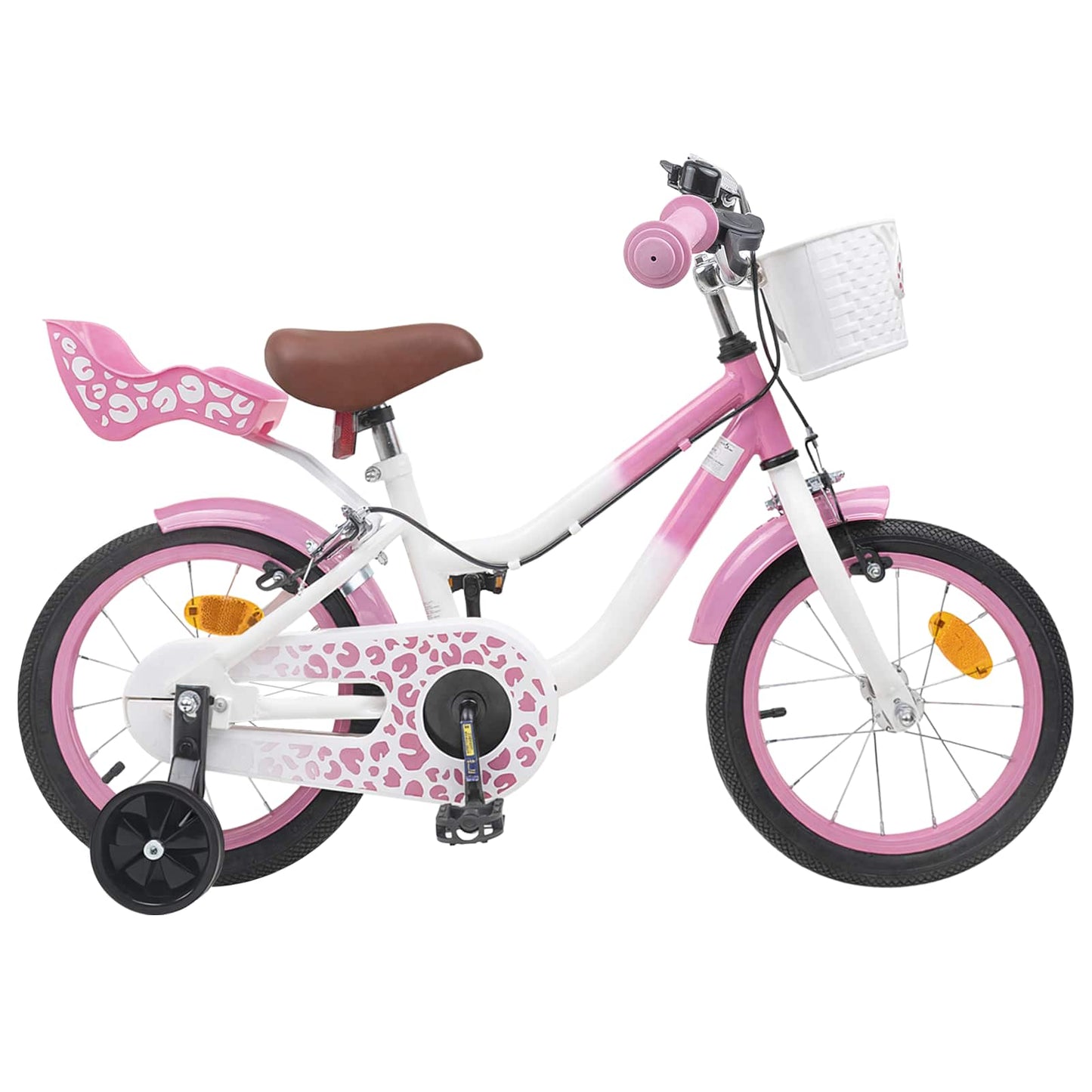 Kids Bike 14 Inches for 3-5 Years Old Light Pink