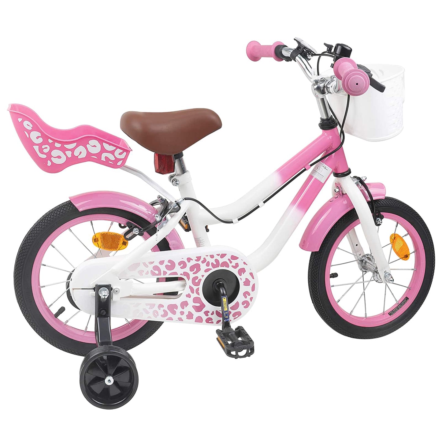 Kids Bike 16 Inches for 4-6 Years Old Light Pink