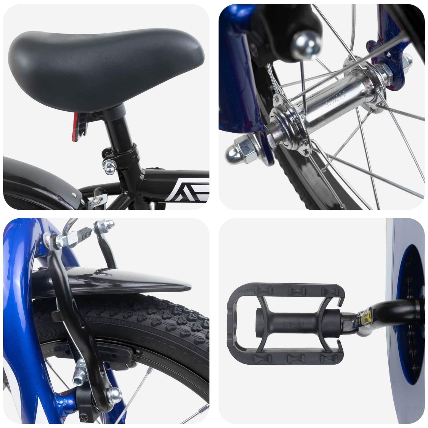 Kids Bike 16 Inches for 4-6 Years Old Black