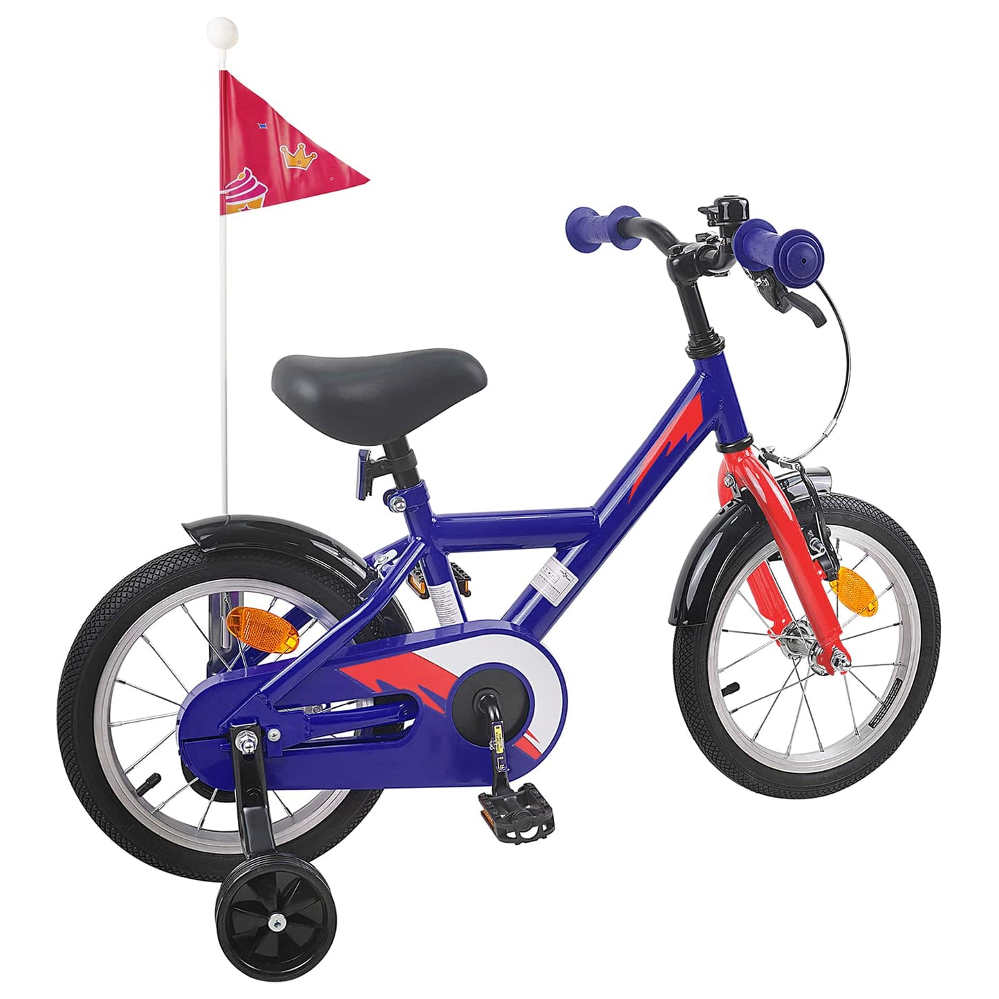 Kids Bike 12 Inches for 2-4 Years Old Dark Blue