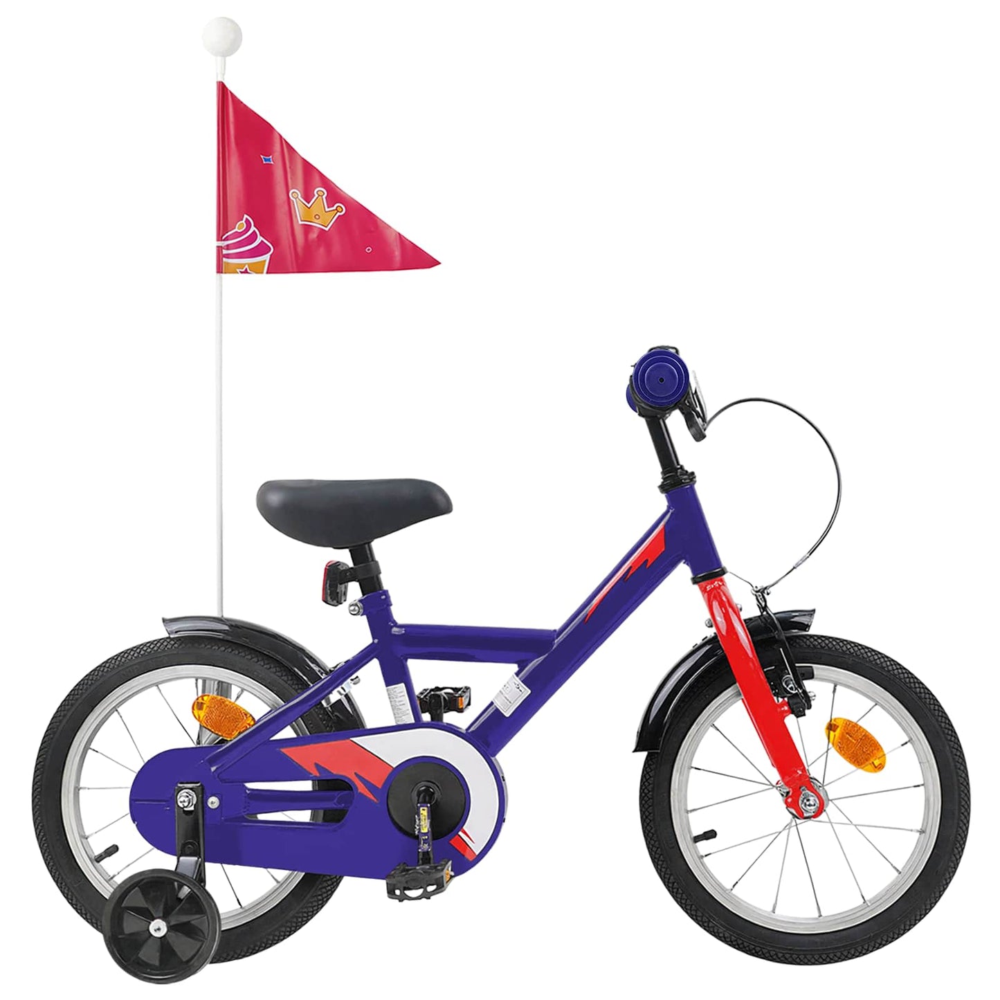 Kids Bike 12 Inches for 2-4 Years Old Dark Blue