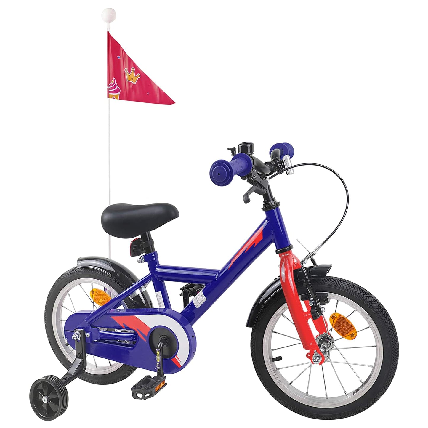 Kids Bike 14 Inches for 3-5 Years Old Dark Blue