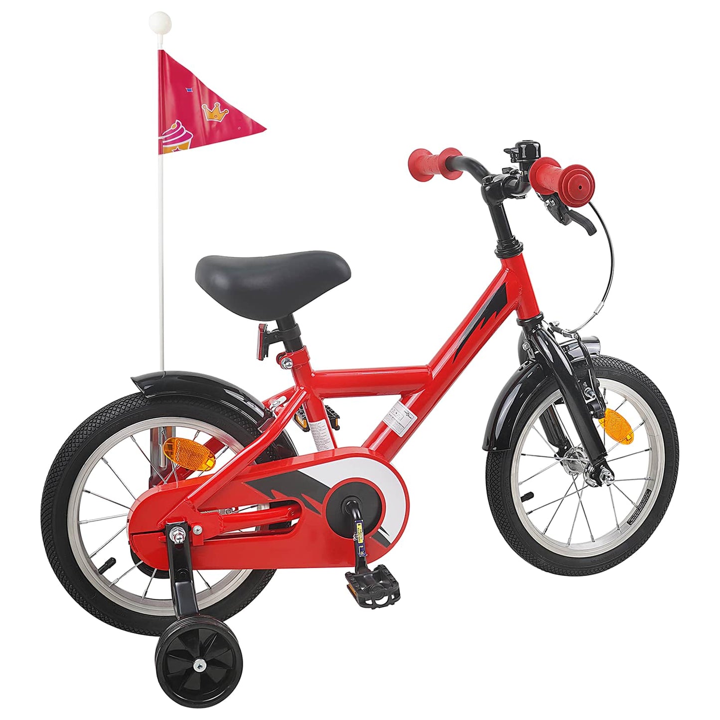 Kids Bike 12 Inches for 2-4 Years Old Red