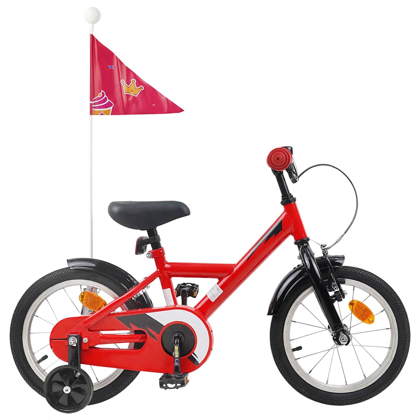 Kids Bike 12 Inches for 2-4 Years Old Red