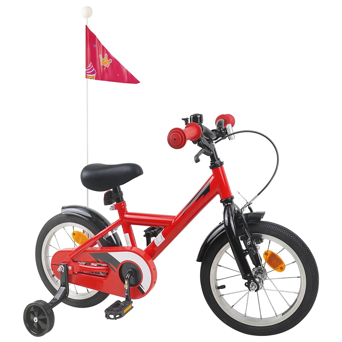 Kids Bike 14 Inches for 3-5 Years Old Red