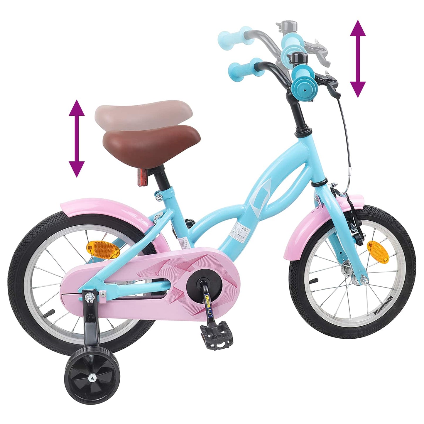 Kids Bike 16 Inches for 4-6 Years Old Light Blue