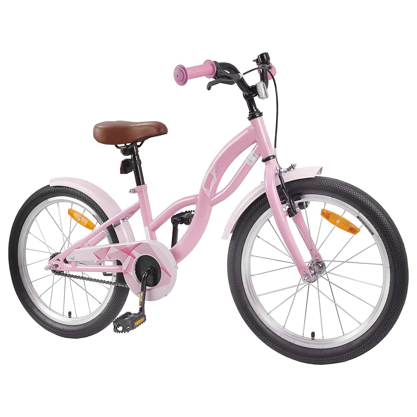 Kids Bike 18 Inches for 5-7 Years Old Light Pink