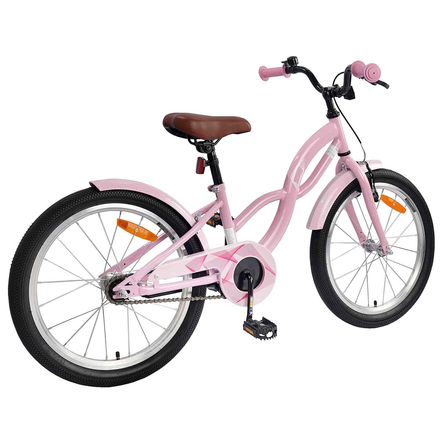 Kids Bike 18 Inches for 5-7 Years Old Light Pink