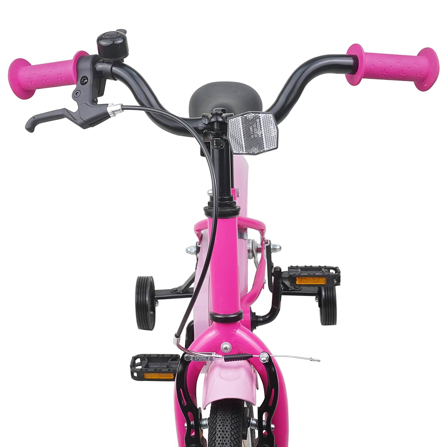 Kids Bike 12 Inches for 2-4 Years Old Dark Pink