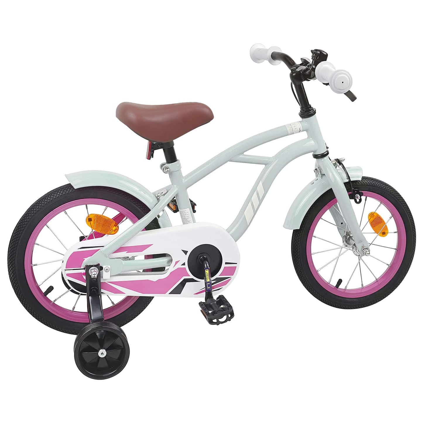 Kids Bike 14 Inches for 3-5 Years Old Light Green