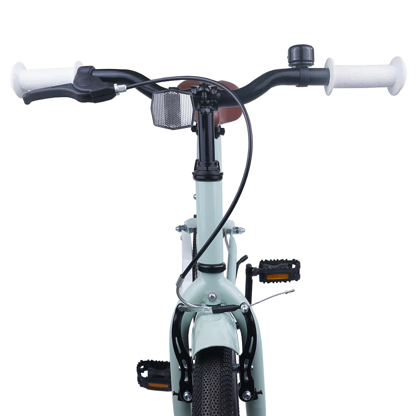 Kids Bike 22 Inches for 7-12 Years Old Light Green