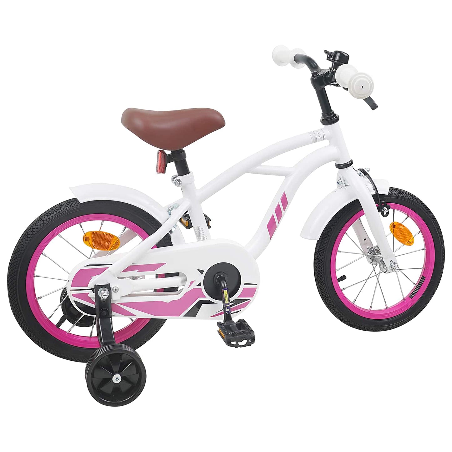 Kids Bike 12 Inches for 2-4 Years Old White