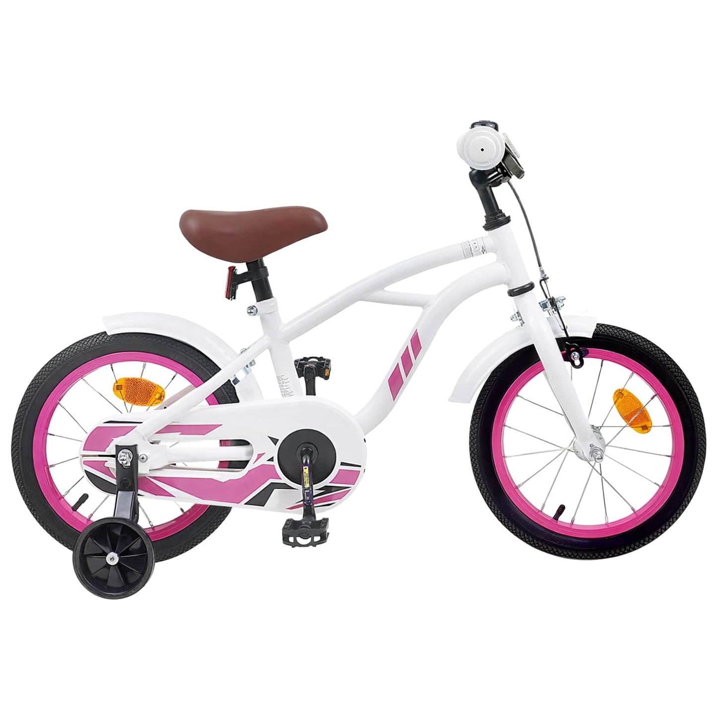 Kids Bike 12 Inches for 2-4 Years Old White