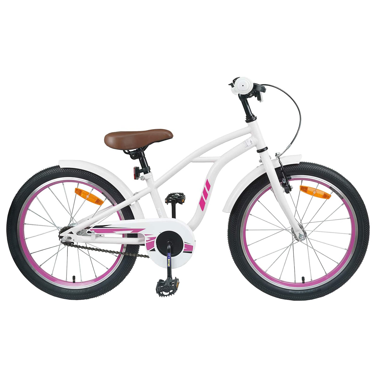 Kids Bike 20 Inches for 6-11 Years Old White
