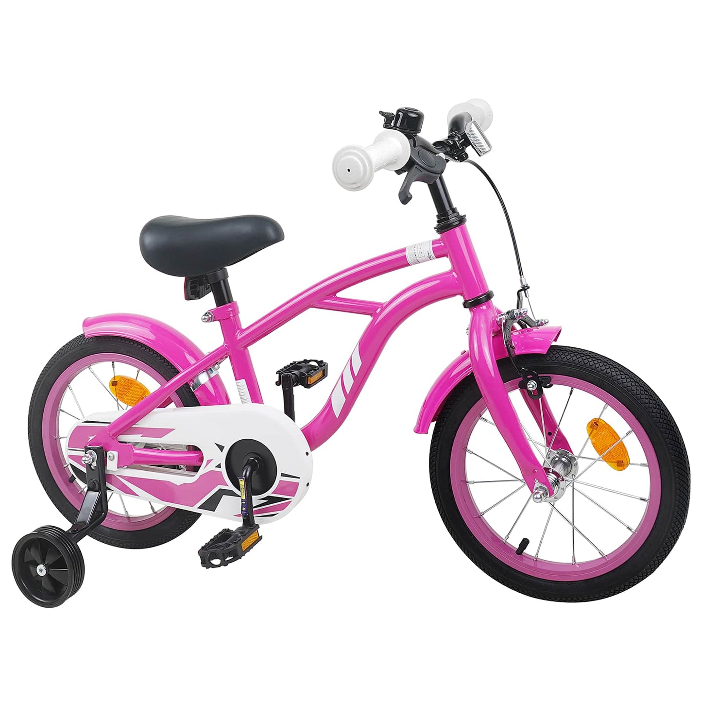Kids Bike 14 Inches for 3-5 Years Old Dark Pink