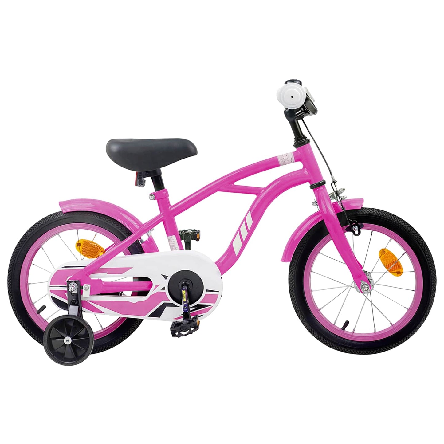 Kids Bike 14 Inches for 3-5 Years Old Dark Pink