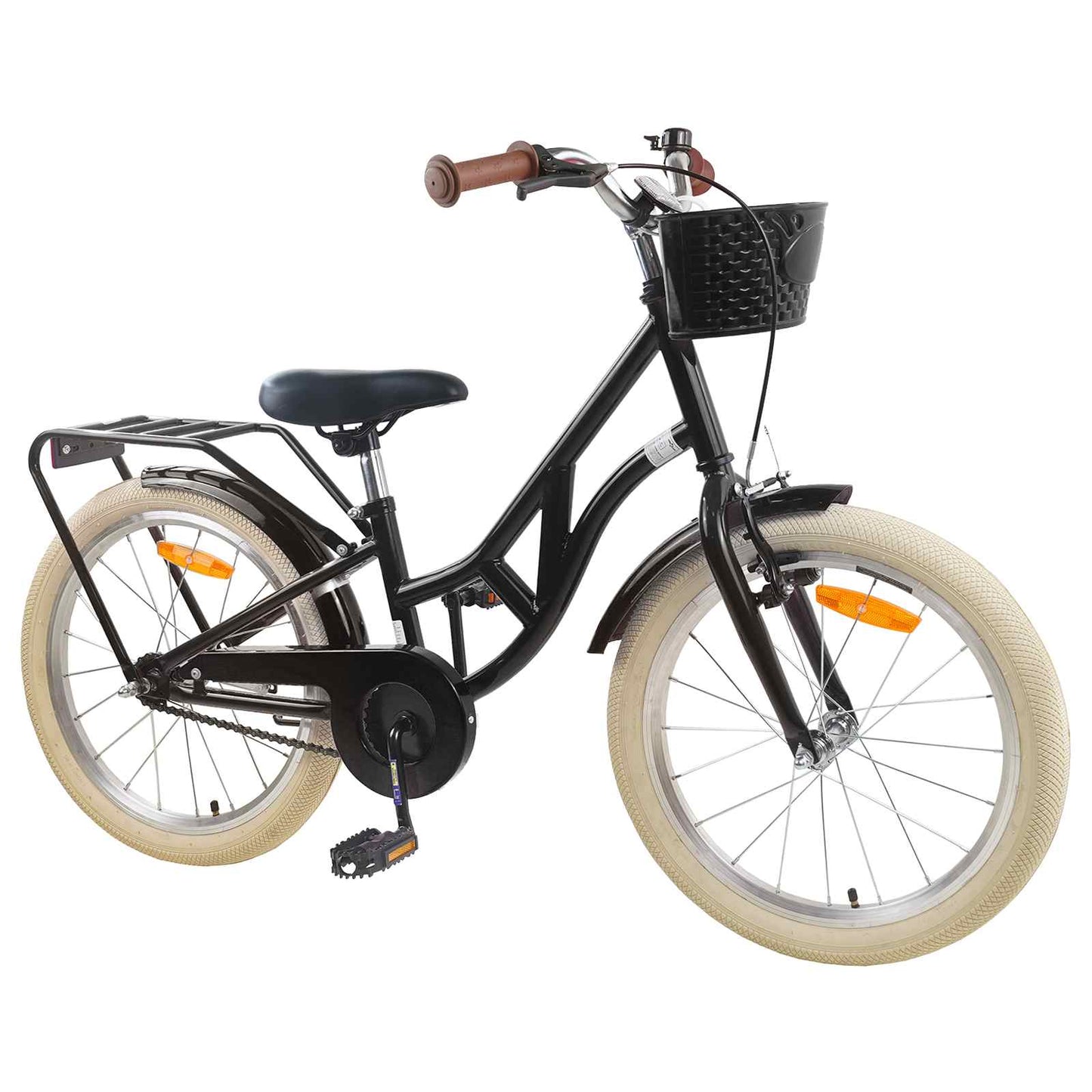 Kids Bike 20'' for 6-11 Years Old Black
