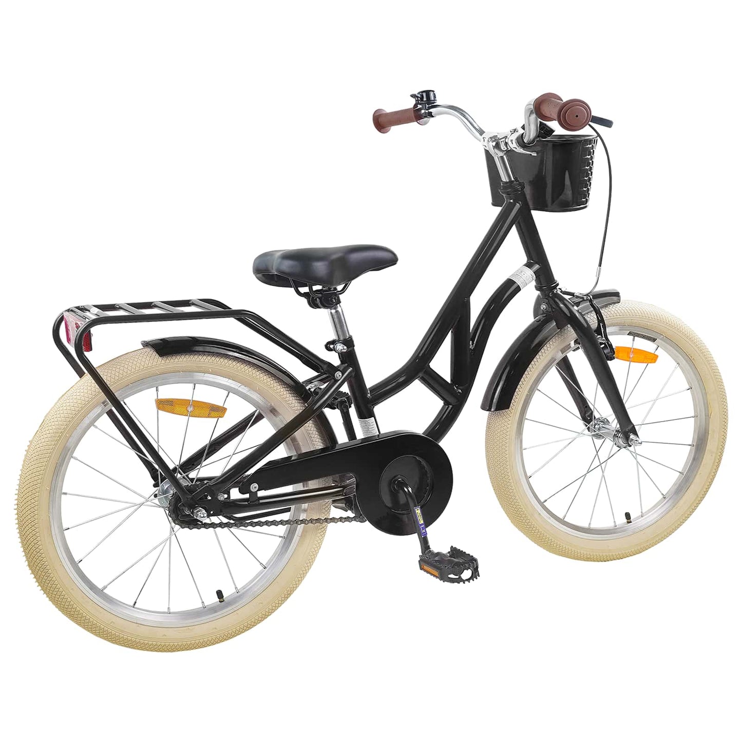 Kids Bike 24'' for 8-12 Years Old Black