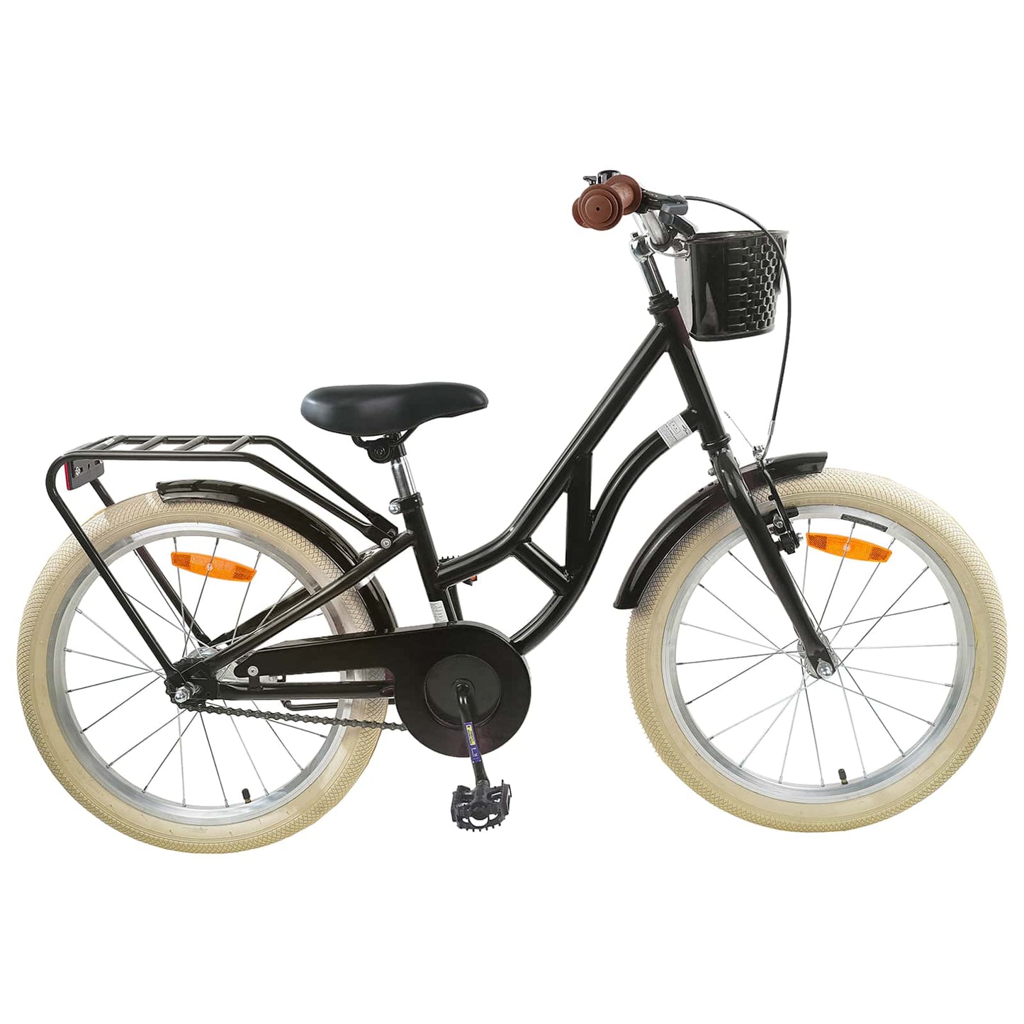 Kids Bike 24'' for 8-12 Years Old Black