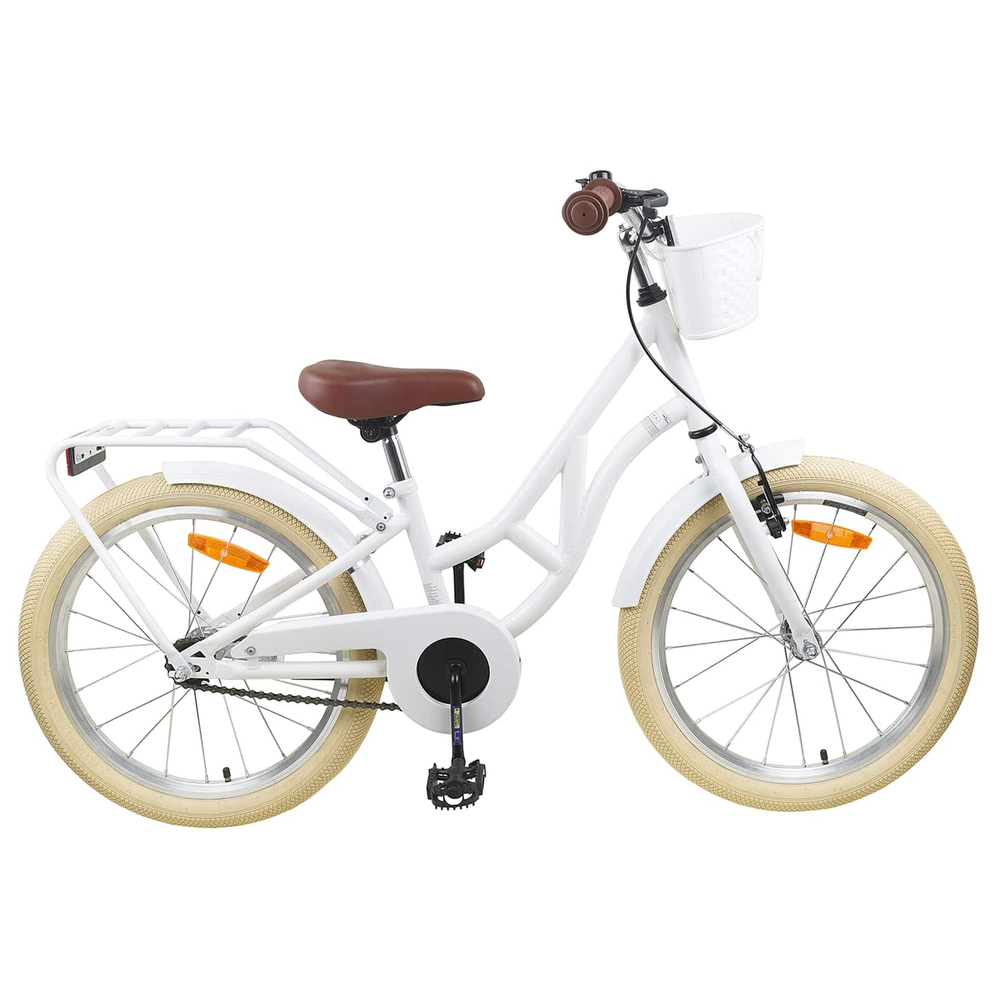 Kids Bike 24'' for 8-12 Years Old White
