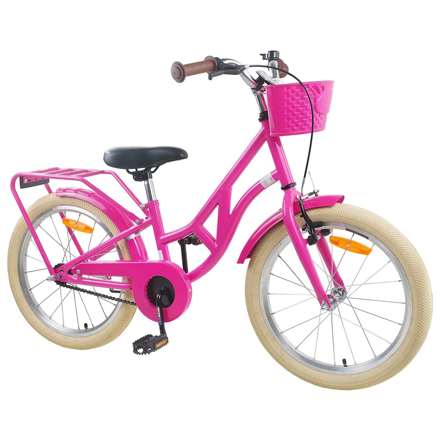 Kids Bike 24'' for 8-12 Years Old Dark Pink