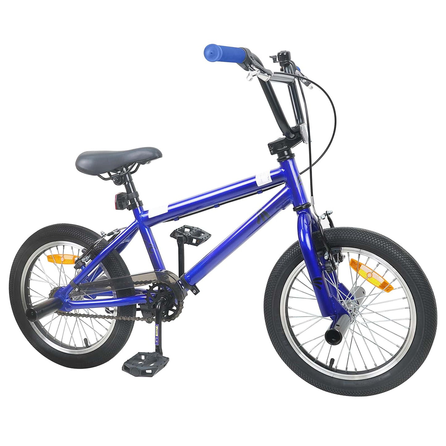 BMX Bike 18 Inches for 7-10 Years Old Dark Blue