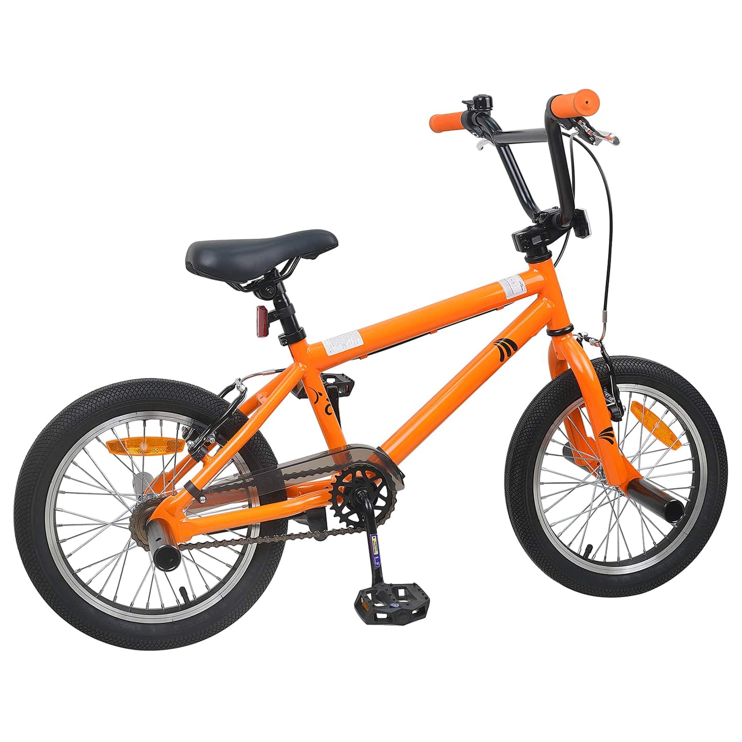 BMX Bike 16 Inches for 5-8 Years Old Orange