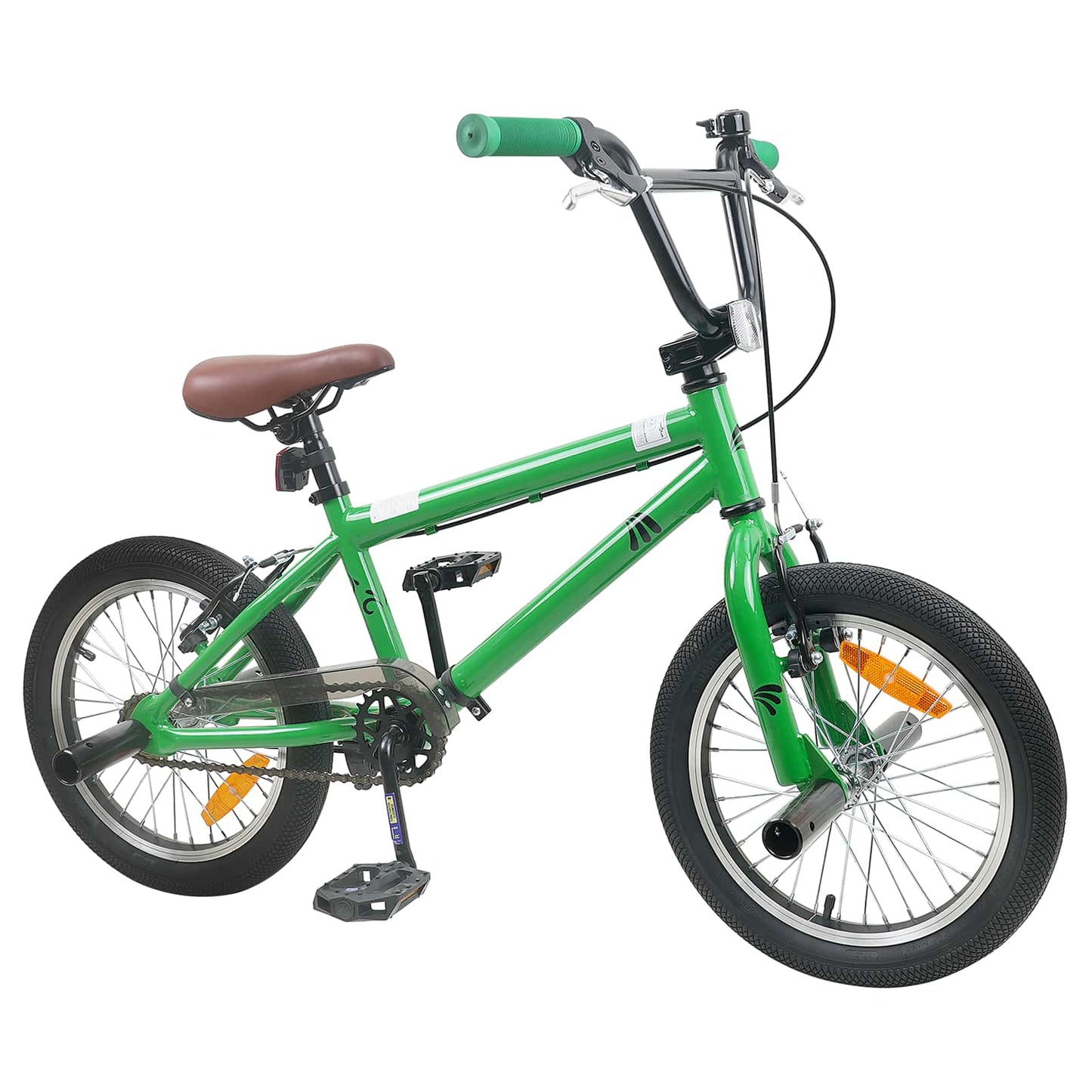 BMX Bike 16 Inches for 5-8 Years Old Green
