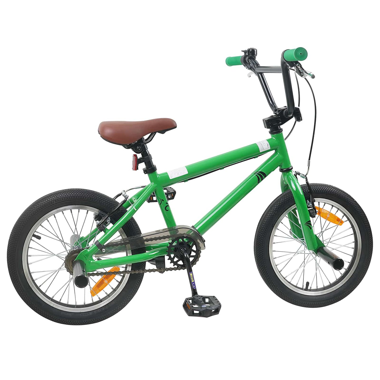 BMX Bike 16 Inches for 5-8 Years Old Green