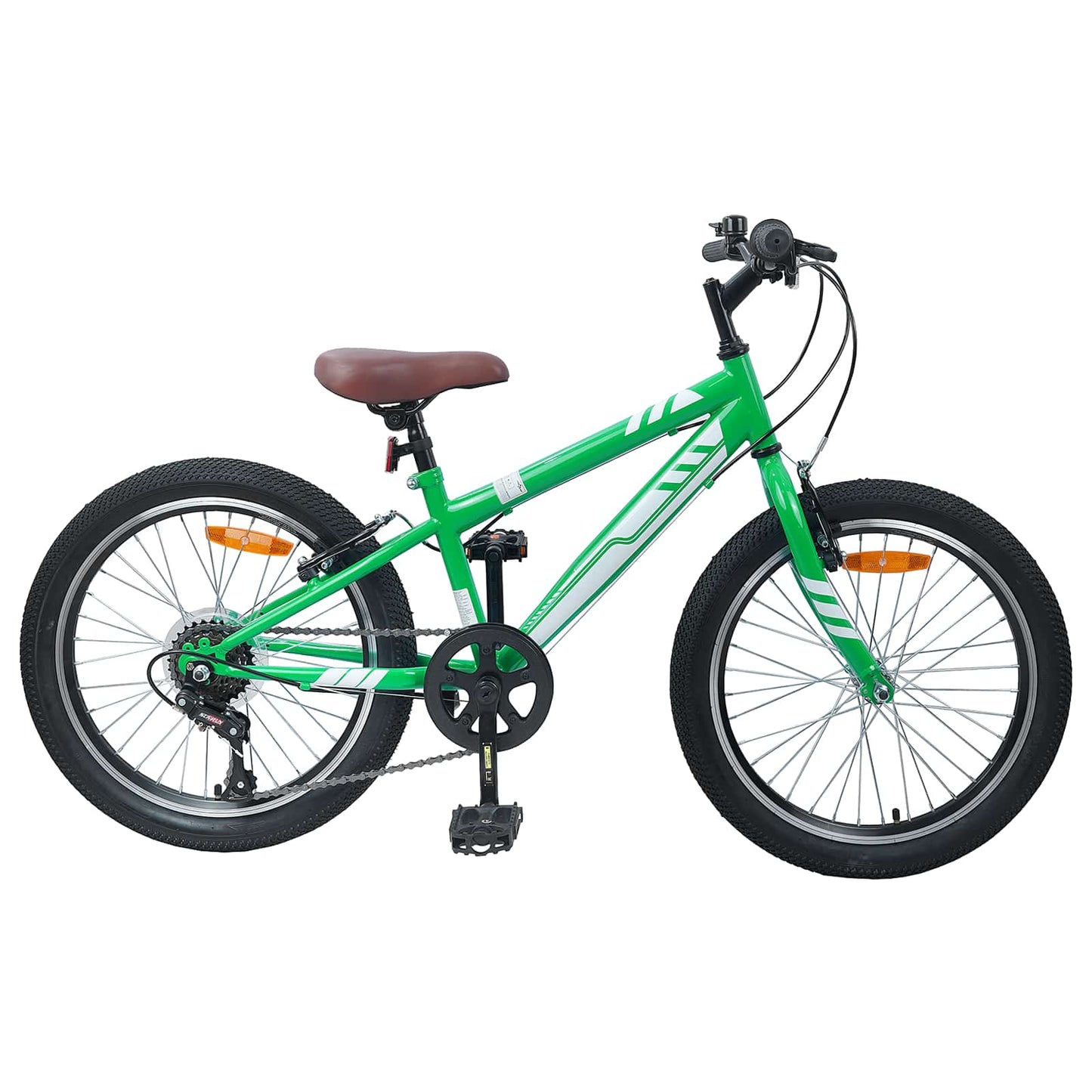 Mountain Bike 20'' 6-Speed for 5-8 Years Old Green