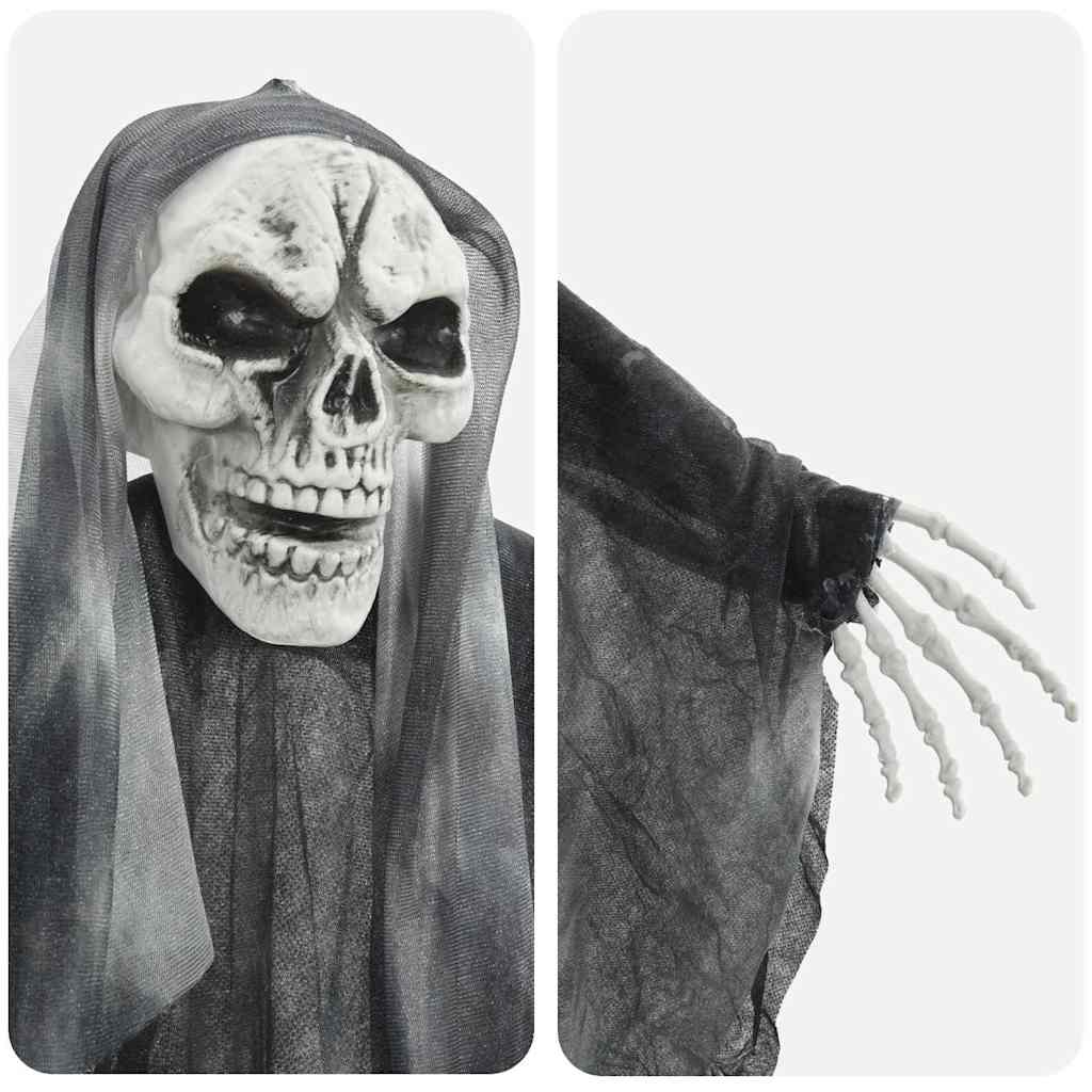 Halloween Hanging Ghost 3 pcs Black 66 x 110 cm Polyester