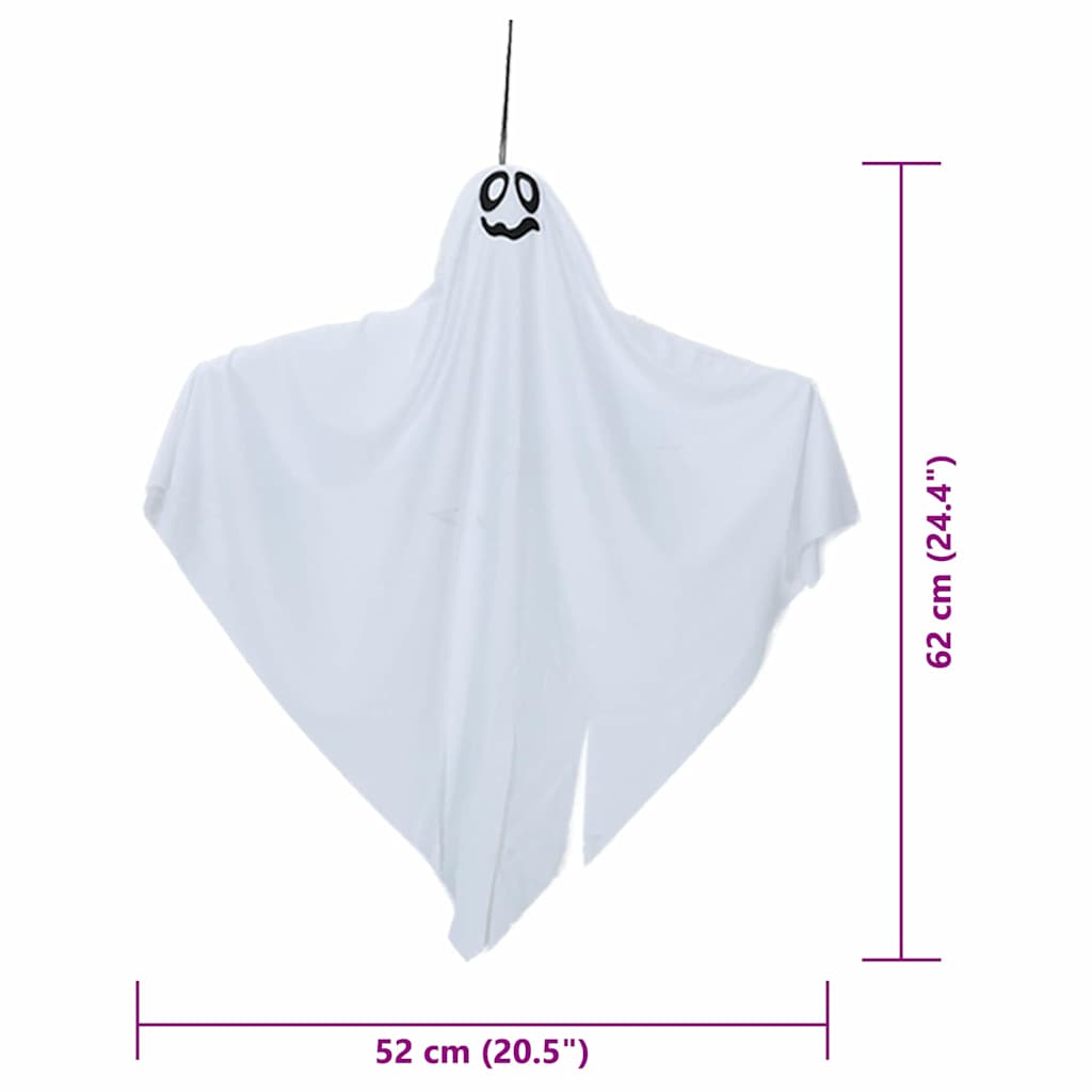 Halloween Hanging Ghost 3 pcs White 52 x 62 cm Polyester