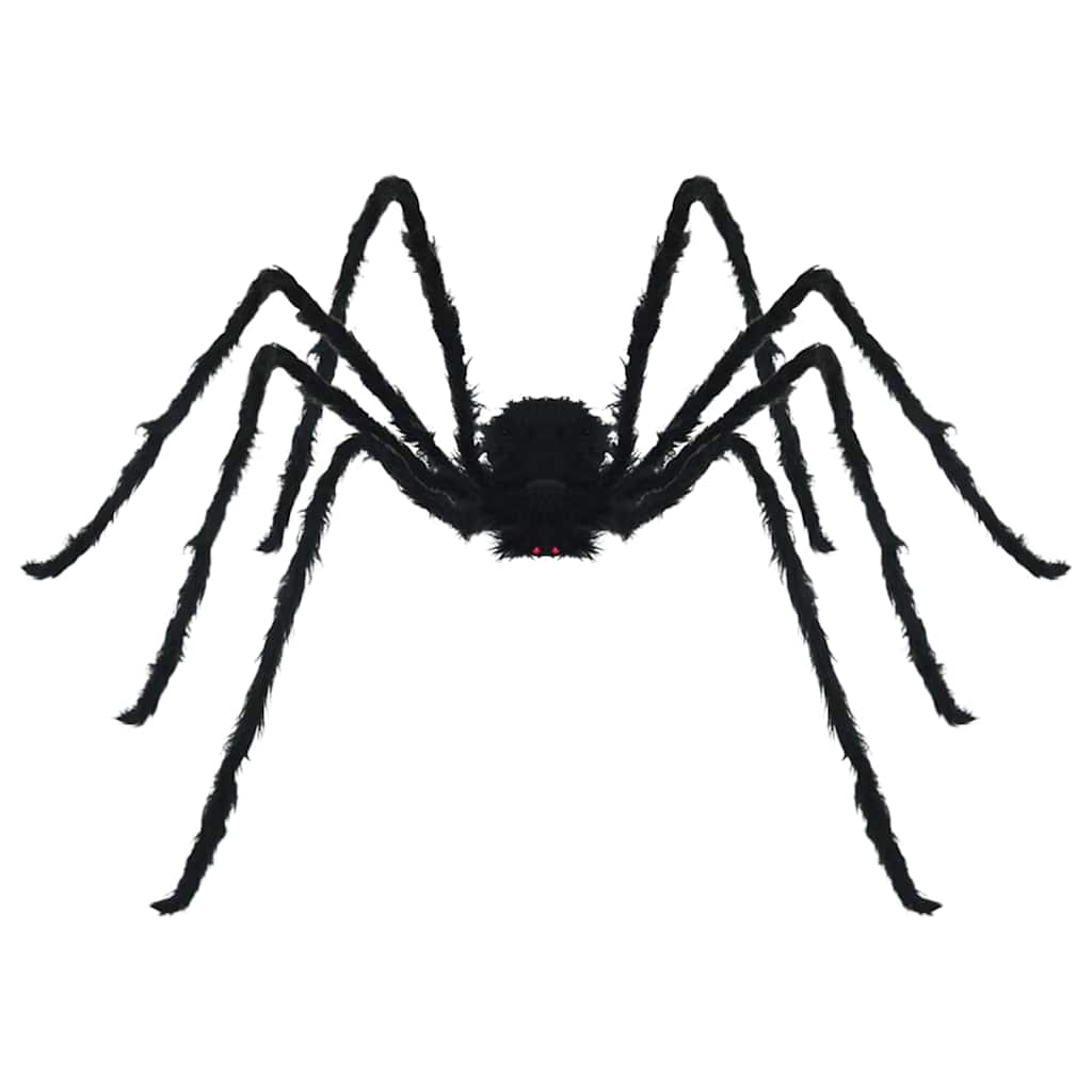 Halloween Spider Decoration 3 pcs Black 200 cm Polyester