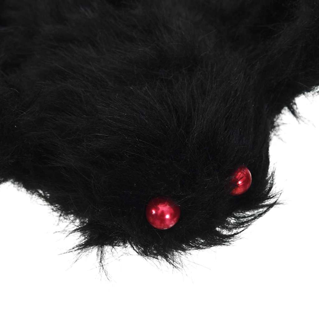 Halloween Spider Decoration 6 pcs Black 75 cm