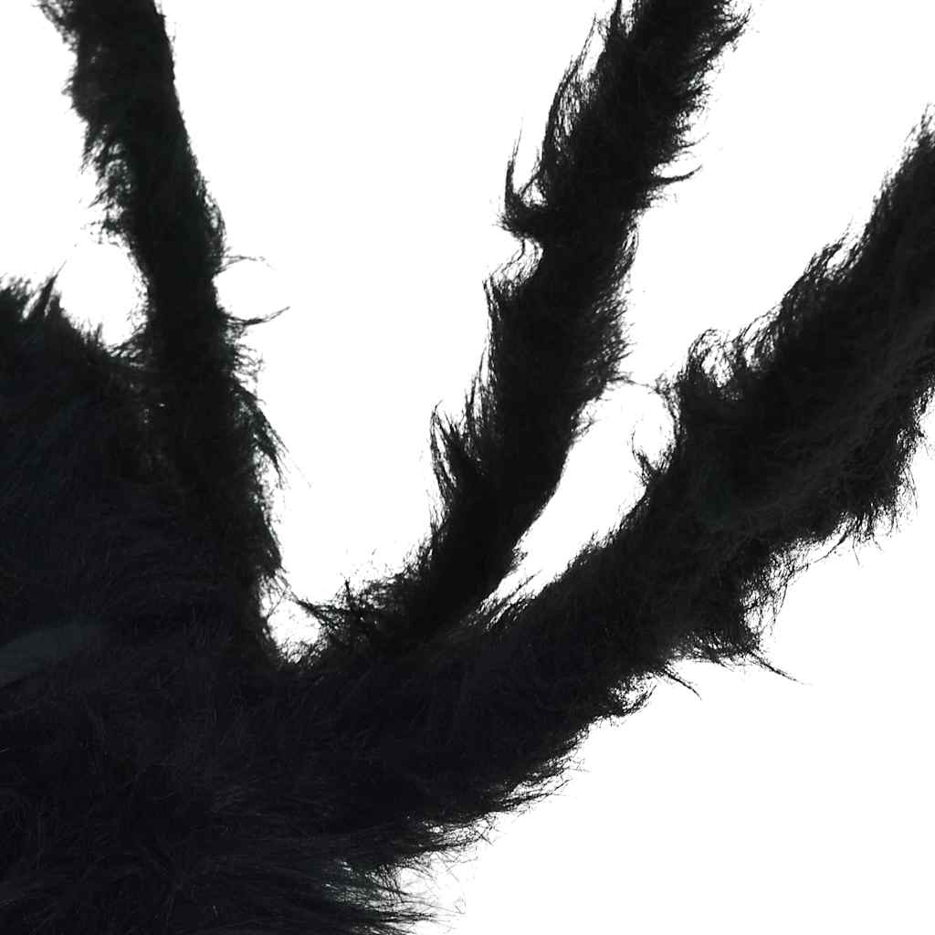 Halloween Spider Decoration 6 pcs Black 75 cm