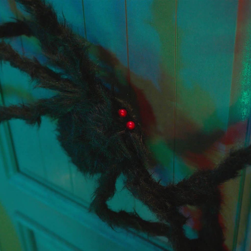 Halloween Spider Decoration 6 pcs Black 75 cm