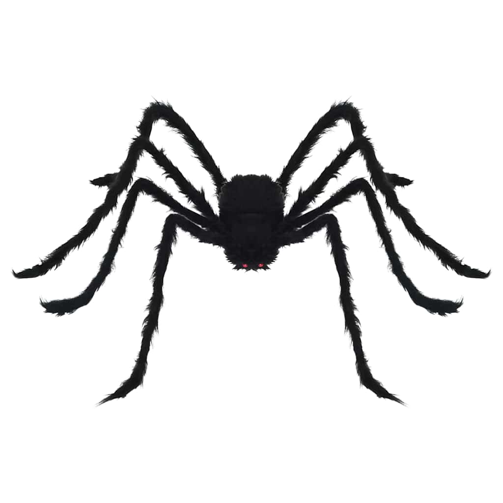 Halloween Spider Decoration with Webs 4 pcs Black and white