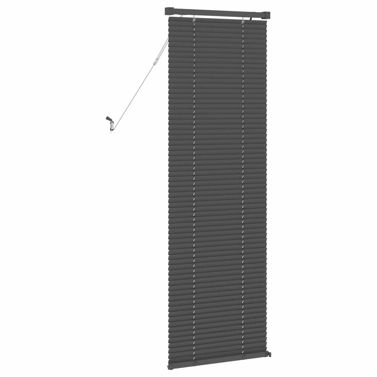 Venetian Blind Silver Grey 150 x 50 cm 25 mm PVC